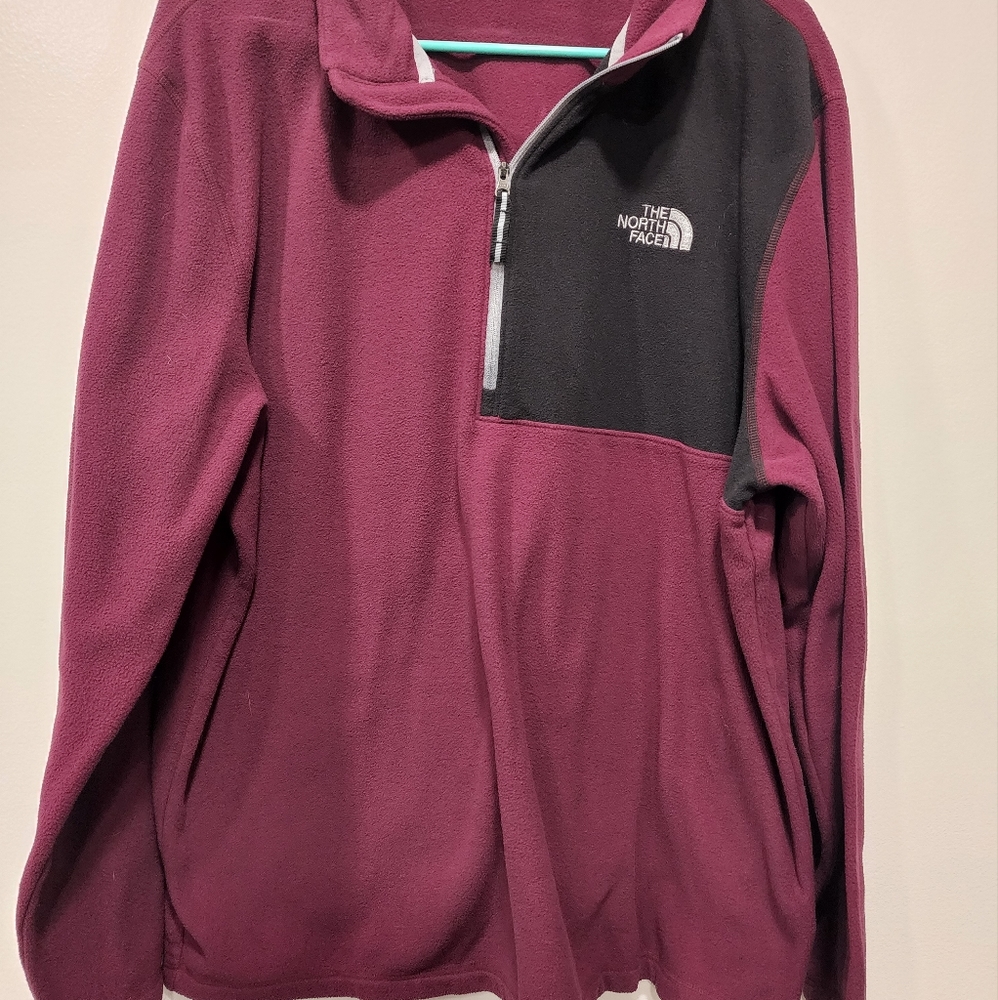 Mens The North Face 1/4 zip